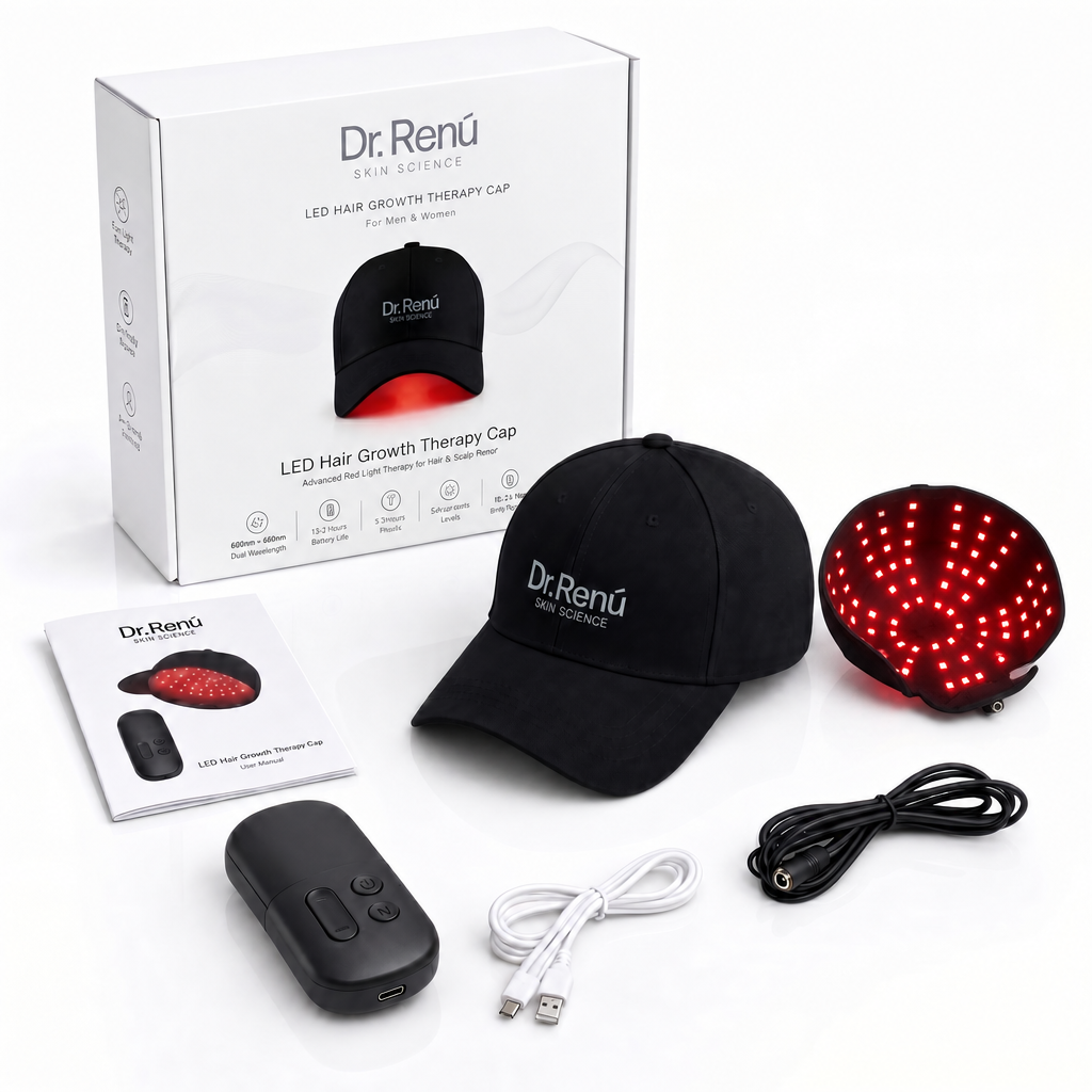 LED Hat + LED Face Mask